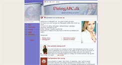 Desktop Screenshot of datingabc.dk
