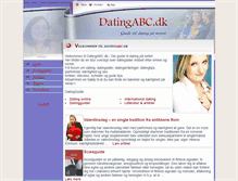 Tablet Screenshot of datingabc.dk